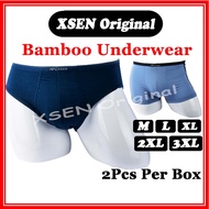 Seluar Dalam Lelaki Xsen Bamboo Fiber Men Brief Underware Men M-3XL Boxer Lelaki Spender Dewasa Lela