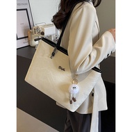 christy ng Tas kanak-kanak Tas kanan bahu Bag Female Casual College Student Tote Bag