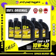 SIKOLENE 4T Comp 4 10W40 SYNTHETIC XP 1L ESTER BASED [𝟭𝟬𝟬% 𝗢𝗥𝗹𝗚𝗜𝗡𝗔𝗟] Minyak Hitam Motor SIKOLENE