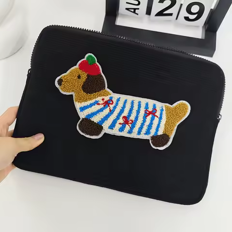 Cute Sausage Dog Laptop Sleeve Case 14 15 16 inch Computer Case for Macbook air/pro Hp Dell Huawei S