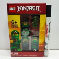 jam LEGO Ninjago Lloyd 24 Pcs Mini-Figure Link Watch Children Kid Toy  jam tangan karakter Ninja go 