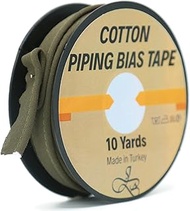 Piping Trim Bias Tape with Cord - 10 Yards - 65+ Colors - 1/2 Inch Decorative Sewing Trim for Uphols