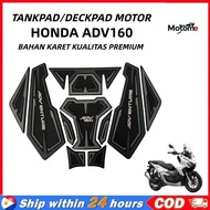 For ADV 160 Motorcycle Tank Pad 3.5mm Thick Rubber Protector with 3M Tape