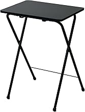 Yamazen RYST5040H (BKBK4) Folding Table, Height 27.6 inches (70 mm), Resistant to Scratches, Dirt, M