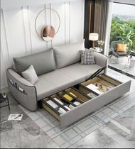 科技布儲物梳化床 沙發 Sofa bed