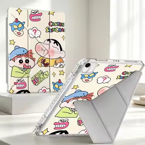 Himawari Crayon Shin Chan Tablet Case For iPad 11th Mini 7 6 5 12th Air 8 M2 M3 3 Pro 13 2025 2026 9