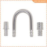 Aquarium Accessories Pipe Hose Connector and Adapter --U Tube Connector,12/16mm,16/22mm Converter, S