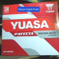 Yuasa Car Battery Ns70 Ns-70 Pafecta Wet Battery 65D26R 12V 65A Yuasa