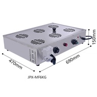 Steamed Buns Machine 6 Holes Electric Steamer Steaming Dumpling Furnace Desktop Automatic Pot For St