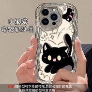 Ốp Lưng Điện Thoại Silicon Chống Rơi Hình Mèo Đen Nhỏ Cho Redmi Note 9/10/11/12/13/T Turbo 3 Mẫu Mới