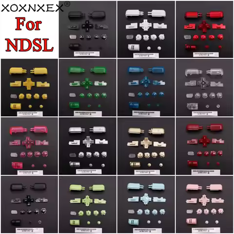 1Set For DS Lite NDSL Buttons For DS Lite For NDSL Console Replacement A B X Y L R D Pad Cross Butto