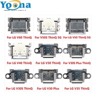 Micro USB Jack Type-C Charging Connector Plug Port Dock Charger Socket For LG V30 V35 V30S Plus V40 
