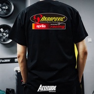 Attitude motorcycle riding aprilia Aprilia Scorpio AK cotton short-sleeved T-shirt