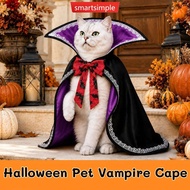 SMARTSIMPLE Hooded Bat Shaped Pet Halloween Cloak Funny Cosplay Cape For Dogs Cats Party Festival Dr