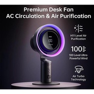 JisuLife Table Fan Pro 3 Air Purification 100 Levels Adjustable Led Display Household Desktop