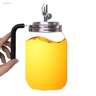 poetil Oil Drizzle Spout for Salad Dressing Stainless Steel Oil Dispenser Lid Stainless Steel Mason 