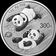 中國熊貓幣 2022 1kg China Panda .999 Silver Proof Coin