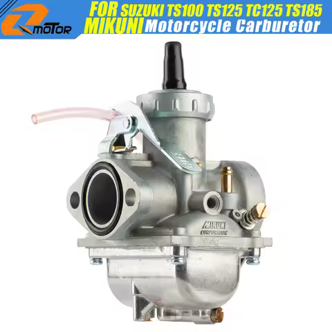 Motorcycle Carburetor For Suzuki TS125 TS100 TS185 TC100 TC125 DS100 DS125 2-Stroke Engine Racing Fo