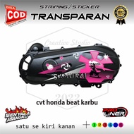CVD HONDA CarburetorBEAT Striping/ Transparent Sticker