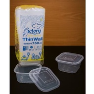 Thinwall Square 750ml/Thinwall Victory Box sq/ Salad Cup 750ml/ Pudding Cup Dessert Box