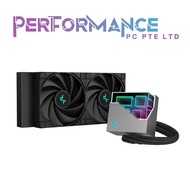 Deepcool LT520/LT720 , 240mm/360mm AIO Black / White, 2/3 x FK120 Non rgb fan (3 YEARS WARRANTY BY T