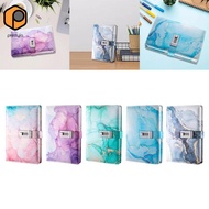 [prettyia] Diary with Lock, Lockable Diary, A5, PU, diary, Thick Diary with Password Lock, Locked Di
