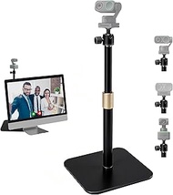 Link-2-pro Tabletop Webcam Holder,17'' Webcam-Stand Tripod Mount Compatible with Insta360 Link 2 pro