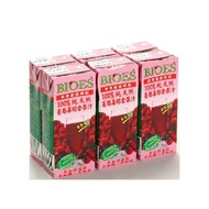 登鼎生活館《囍瑞 BIOES》100％純天然蔓越莓綜合原汁(200ml)(二箱,共48瓶)