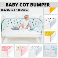 120cm/130cm Baby Cot Crib Bumper Cotton Baby Bedding Infant Bed Guard Around Protection Newborn