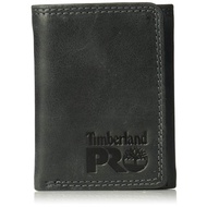 🔥Ready Stock🔥Timberland PRO Men's RFID Leather Trifold Wallet with ID Window black brandy with box