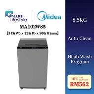 Midea 8.5KG Fully Auto Washing Machine with Hijab Wash Program MA102W85