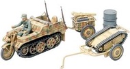 misaki日本 田宮1/48德國陸軍 Kettenkrad 牽引套件帶步兵車 Goliath 32502 組裝模型