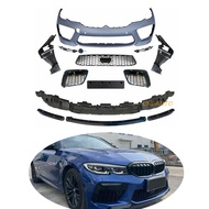 G20 M8 Front Bumper With lower Grille Parts Bodykit For BMW 3 series G20 G28 Body Kit