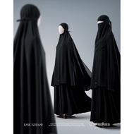 SAHAABA Basic Khimar SYAR'I COVERS THE CHIN OF HAJI UMRAH FREE NIQAB Khimar Umrah Khimar Syari Khima