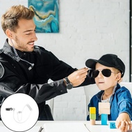 Earpiece with Stretch Coil Children Agent Earpiece Agent Earpiece with Metal Clip for Security Guard