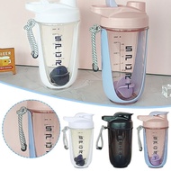 Fitness Shaker Bottle Gym Water Bottle Whey Protein Powder Mixer Shaker Water Sport Bottle E2t4