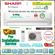 Sharp 2.0hp Inverter Air Conditioner AHX18BED &amp; AUX18BED J-Tech Inverter ((5 Star Energy Rating))