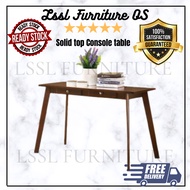Best Solid Top Console Table_L120 * W40 * 73cm_Ready Stock Hotel Airbnb Decoration Corner Phone Tabl