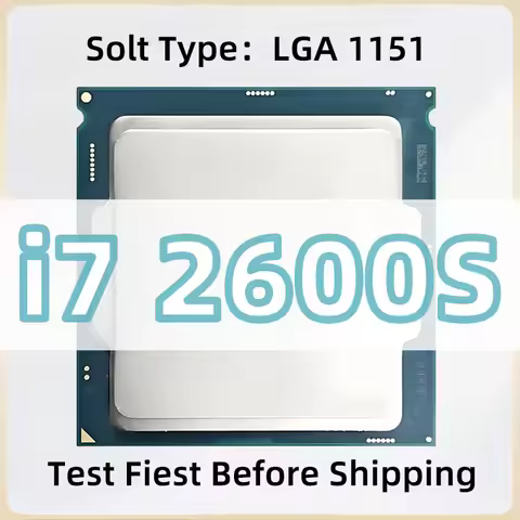 i7 2600S LGA 1155 2.8 GHz 4-cores and 8-threads 65W CPU Processor works on motherboard