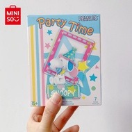 Free shipping MINISO Cartoon Snoopy Party Theme Series Blind Box Cute Peripheral Snoopy Doll Desktop