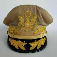美軍軍用品-複製美國陸軍五星上將麥克阿瑟大盤帽-海軍/陸戰隊-空軍-陸軍