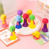 Mainan Emoji Lompat Kids Creative Novelty Spring Action Doll Toys Emoji Jump Doll Toy Cute Cartoon F