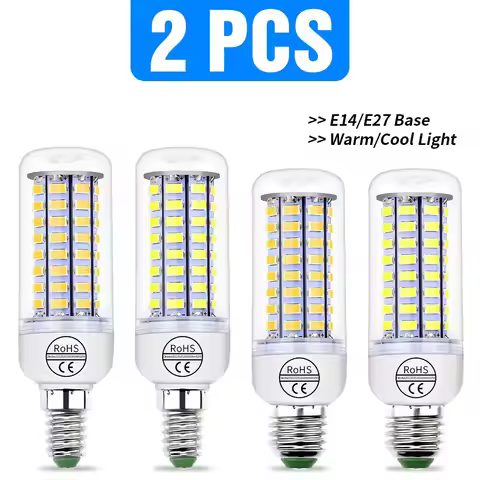 LED Lamp E27/E26 220V Corn Bulb E14 Ceiling Light Energy Saving Chandelier Bulbs For Home Bedroom 3W