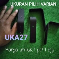 SIKU L-shaped iron angle plate support shelf bracket rak besi rak besi bertingkat heavy duty rack