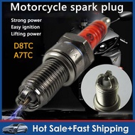 【Ready Stock】 3 Electrode Spark Plug A7TC for GY6 50cc 110cc 125cc 150cc Atv S-cooter Dirt Bike Go Kart