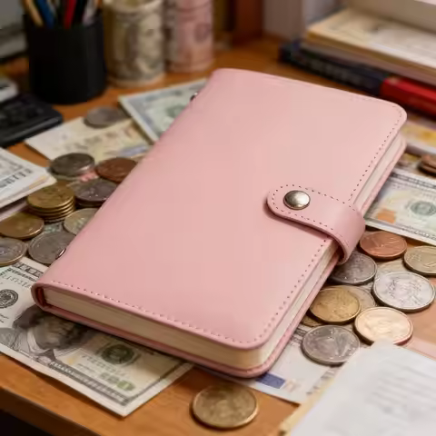 100-Envelope Cash Savings Binder Easy & Fun Money Organizer for Savings Goals & Budgeting, Portable 