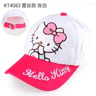 Mũ Trẻ Em Mũ Chống Nắng Mũ Mắt Lưới Bé Gái Nữ Sinh Mũ Lưỡi Trai Bé Gái Hello Kitty Chống Nắng Che Nắ