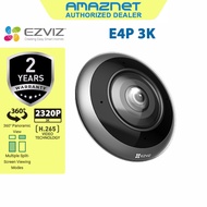 New Ezviz E4P 3K⁺ Smart Wi-Fi Panoramic Fisheye Camera 360° Night Vision Two Way Talk Home CCTV
