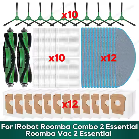Compatible for iRobot Roomba Combo 2 Essential, Roomba Vac 2 Essential, Roomba 104 / 105 Combo Acces
