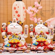 ANEKAFLORIST - LUCKY CAT DISPLAY - MANEKI NEKO - LUCKY CAT DECORATIVE DISPLAY STATUE - AF182 AF183 A